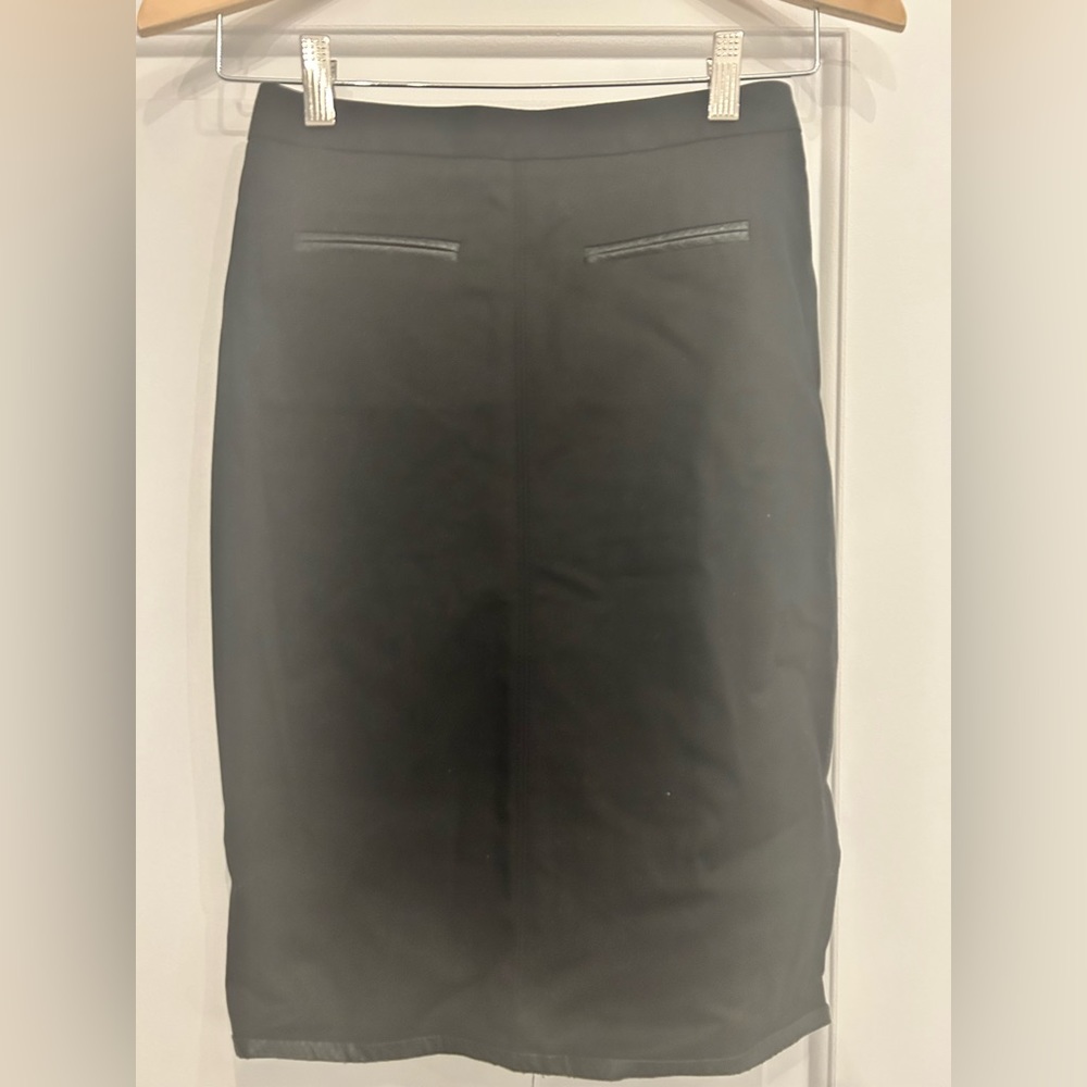 Club Monaco, black pencil skirt, size 00